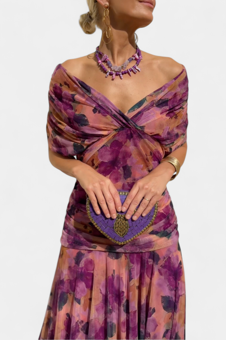 Evelyn Damen Abendkleid | Schulterfrei, Midi 6
