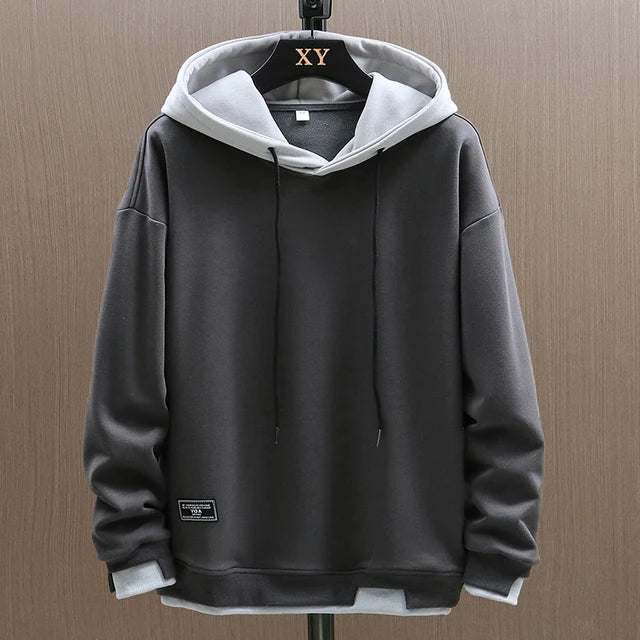 Urs Blau Klassischer Kapuzenpullover mit Kapuze für Herren | Casual Streetwear - XS/S/M/L/XL/2XL/3XL