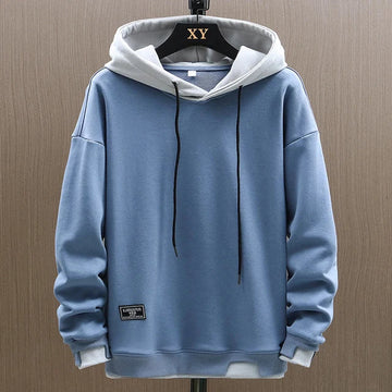 Urs Blau Klassischer Kapuzenpullover mit Kapuze für Herren | Casual Streetwear - XS/S/M/L/XL/2XL/3XL