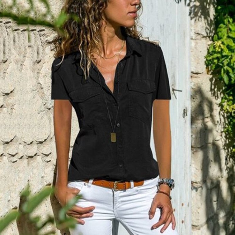 Fiona Damenbluse | Baumwollmix, Lässiger Schnitt für Streetwear 8