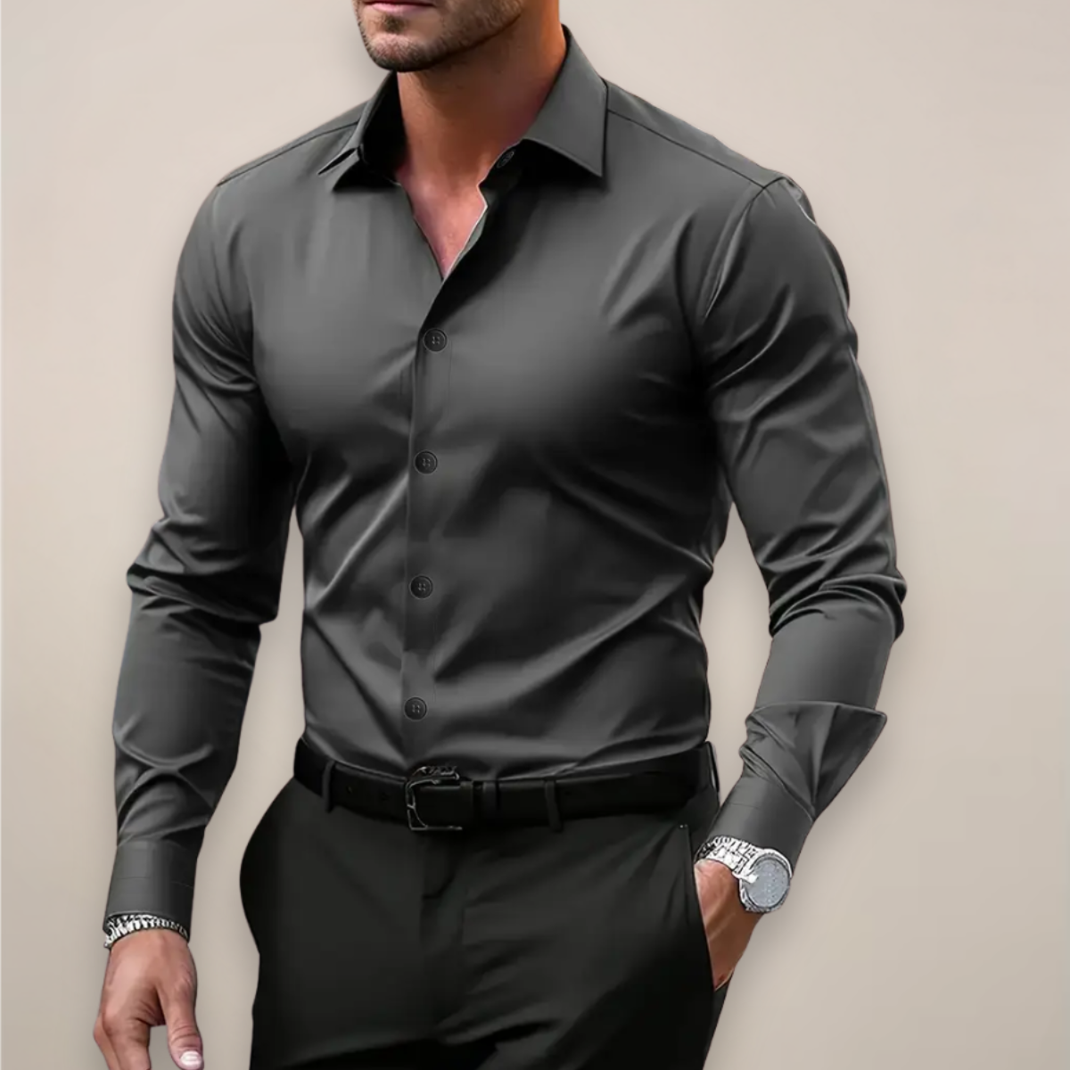 Friedrich Herren Slim Fit Hemd | Modernes Design für den Frühling 0