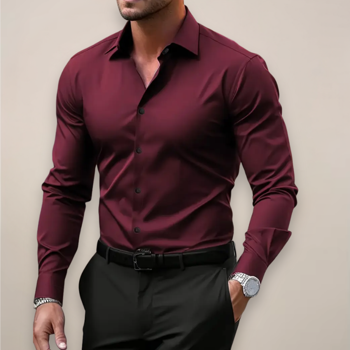 Friedrich Herren Slim Fit Hemd | Modernes Design für den Frühling 1