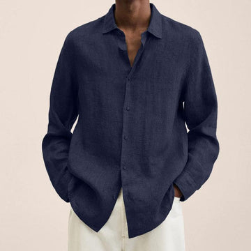 Genghis Herren Langarmhemd | Oversized Baumwolle 0