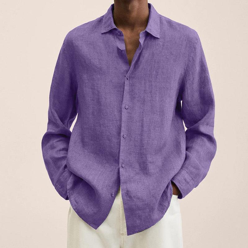 Genghis Herren Langarmhemd | Oversized Baumwolle 1