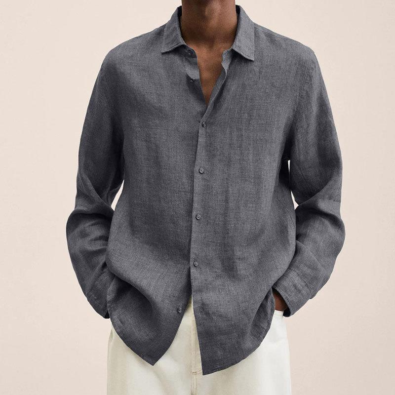 Genghis Herren Langarmhemd | Oversized Baumwolle 2