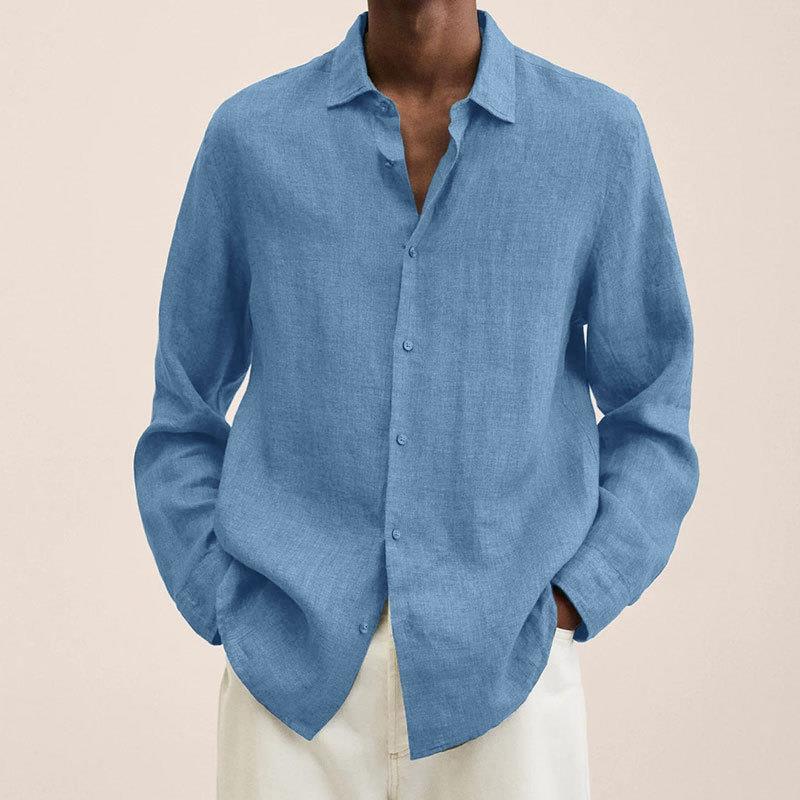 Genghis Herren Langarmhemd | Oversized Baumwolle 3