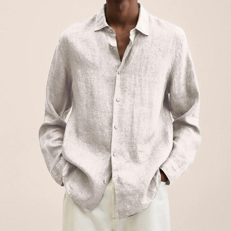 Genghis Herren Langarmhemd | Oversized Baumwolle 4