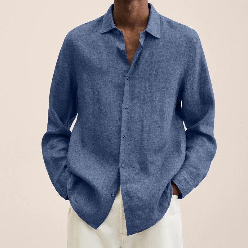Genghis Herren Langarmhemd | Oversized Baumwolle 6
