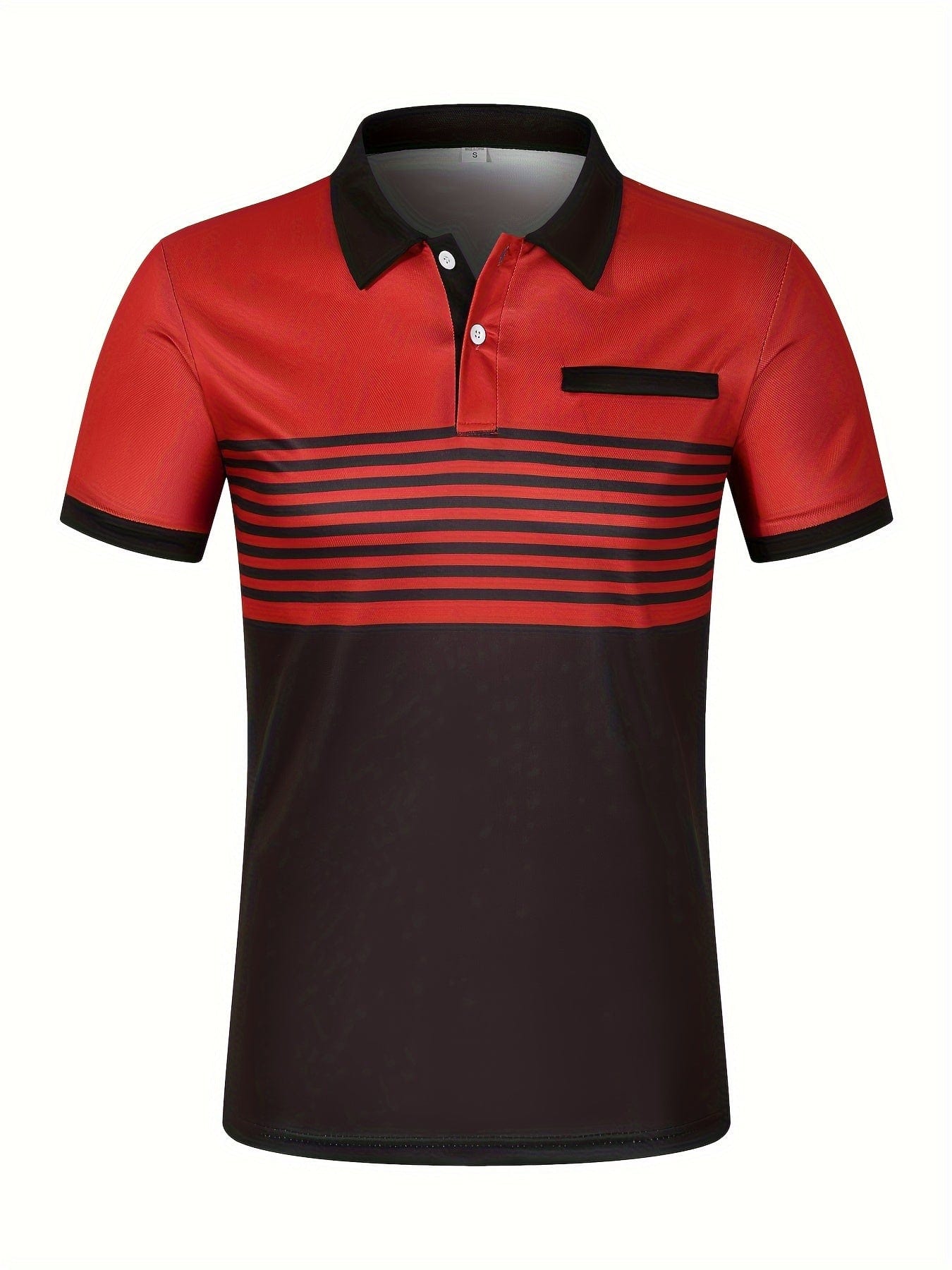 Gero Herren Poloshirt | Gestreift, Kurzarm, Atmungsaktiv Baumwolle 7
