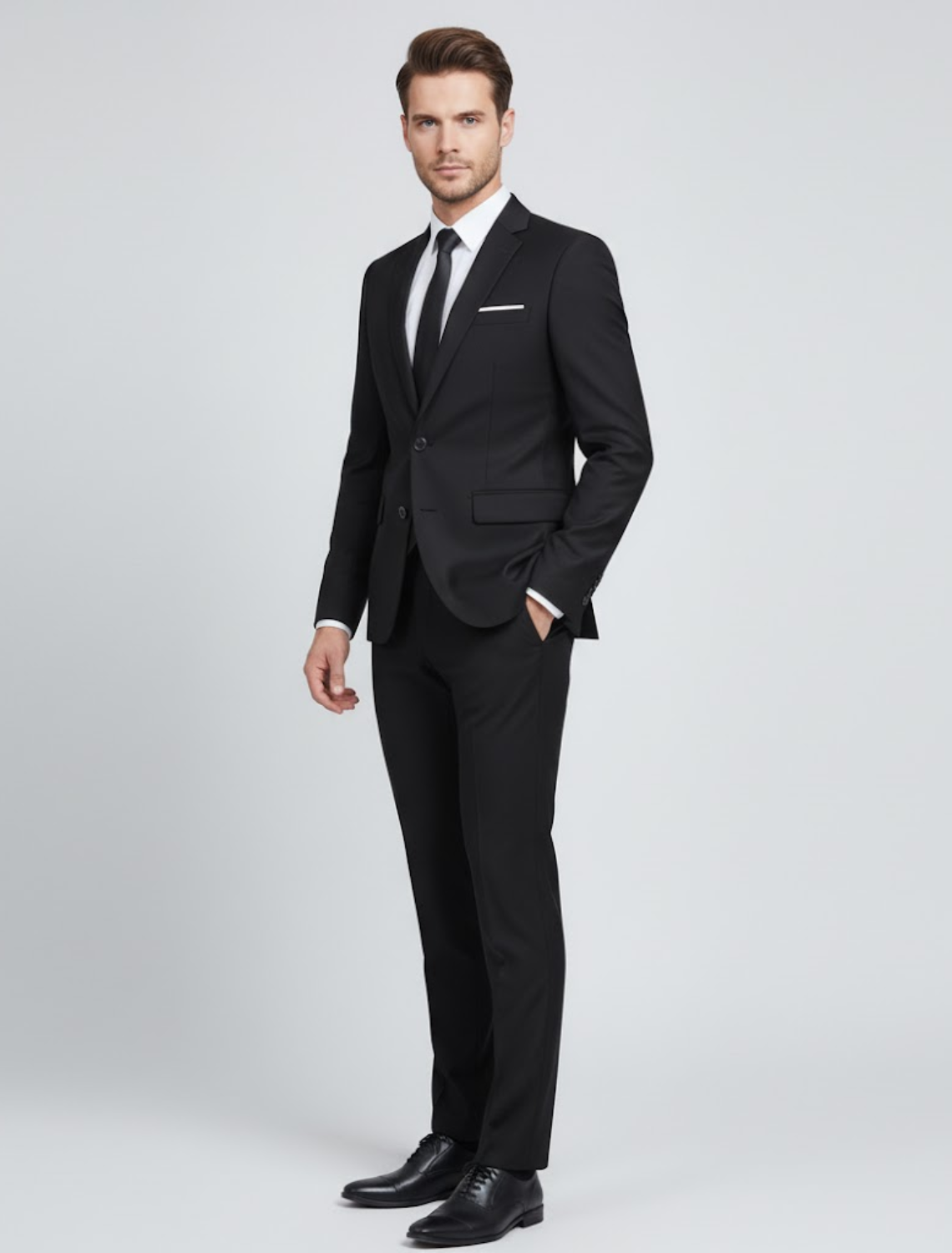 Giorgio Herren Anzug | Modernes Design, Komfortabler Zweiteiler aus Hochwertigem Stoff 4