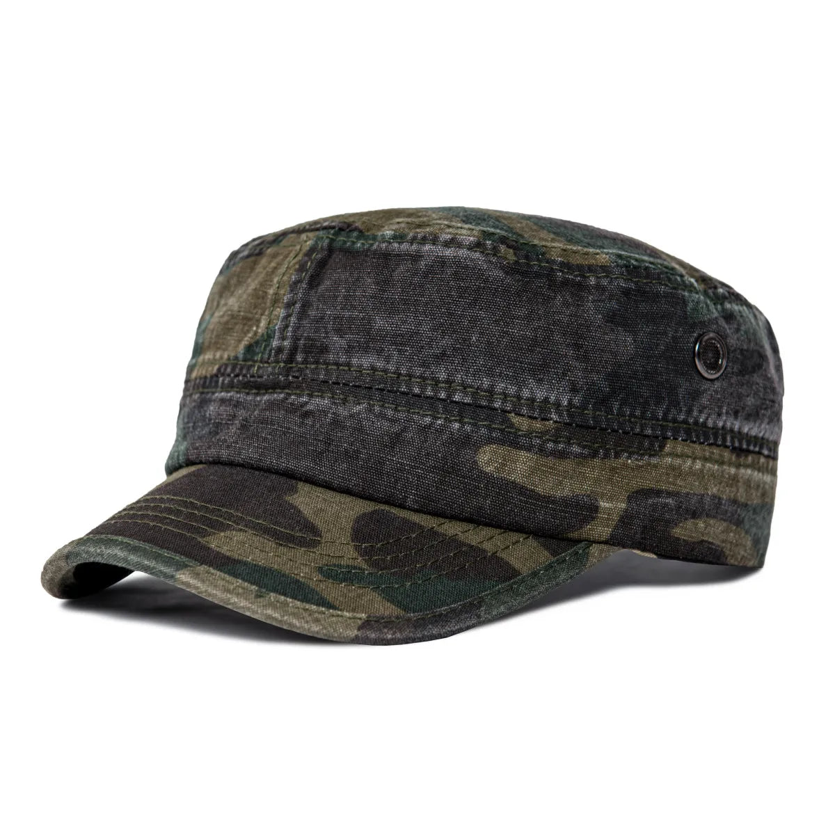 Werner Militärgrün Vintage Army Cap für Herren | Verstellbare Militärmütze Casual Outdoor - Einheitsgrösse