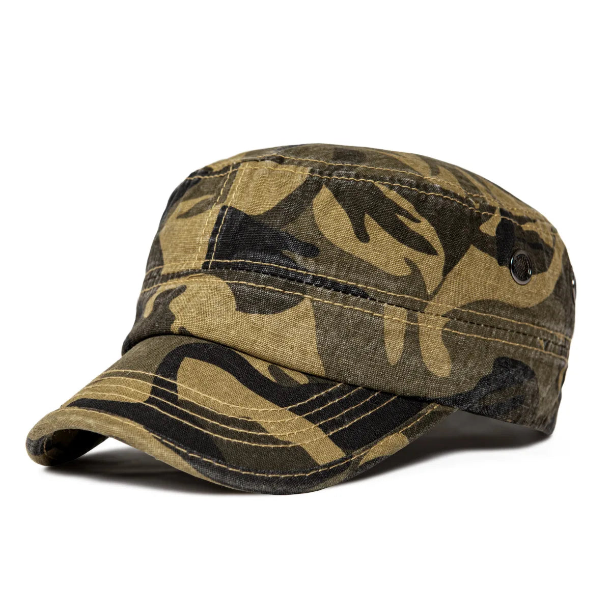 Werner Militärgrün Vintage Army Cap für Herren | Verstellbare Militärmütze Casual Outdoor - Einheitsgrösse