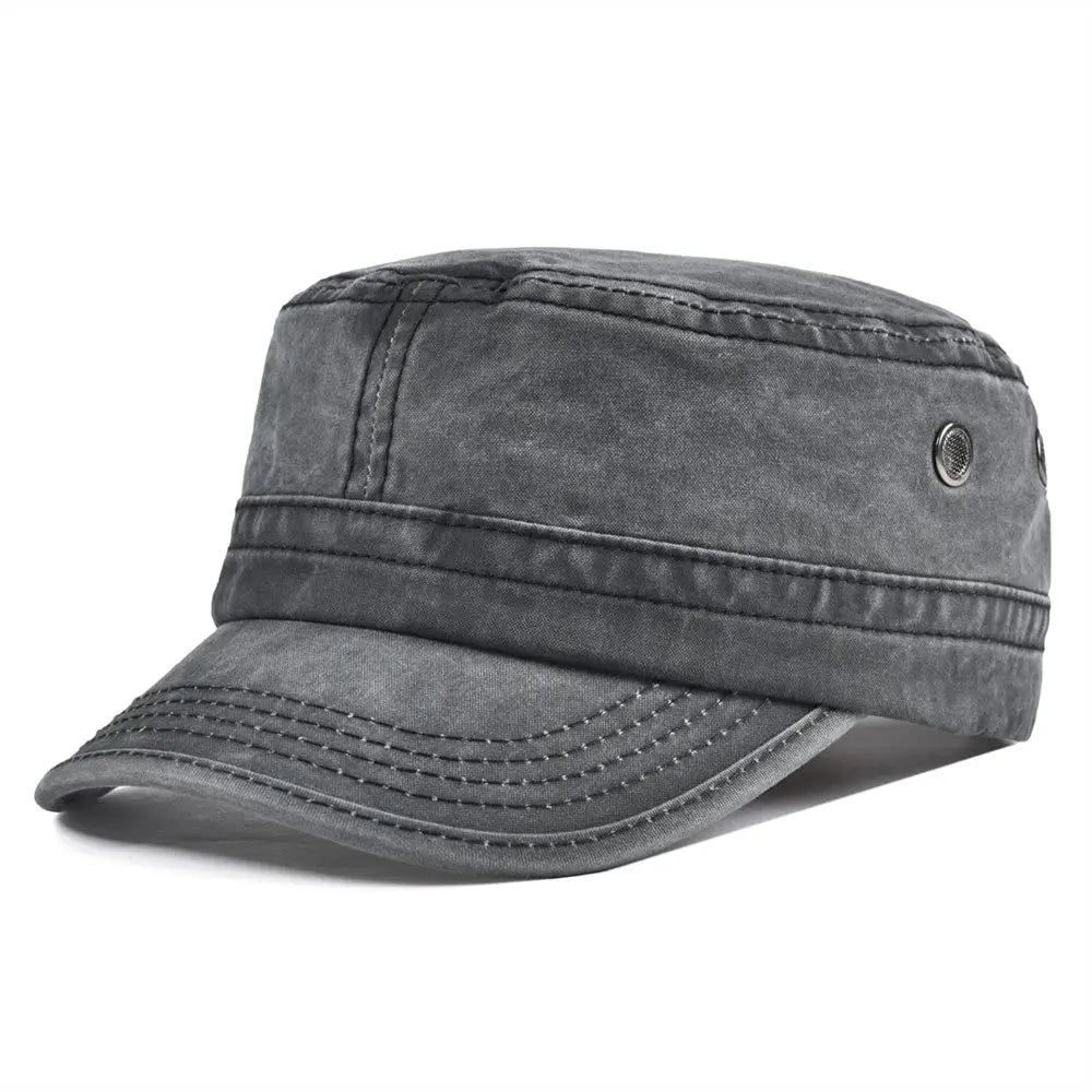 Werner Militärgrün Vintage Army Cap für Herren | Verstellbare Militärmütze Casual Outdoor - Einheitsgrösse
