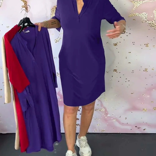 Hanneke Damen Kleid | V-Ausschnitt, Vielseitig 6