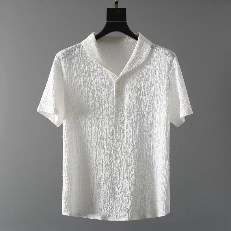 Harrison Herren Sommer Set | Kurzärmliges Hemd und Hose, Lässig 4