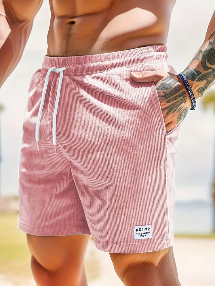 Cori Herren Shorts | Bequemer Cordstoff, Atmungsaktiv und Lässig