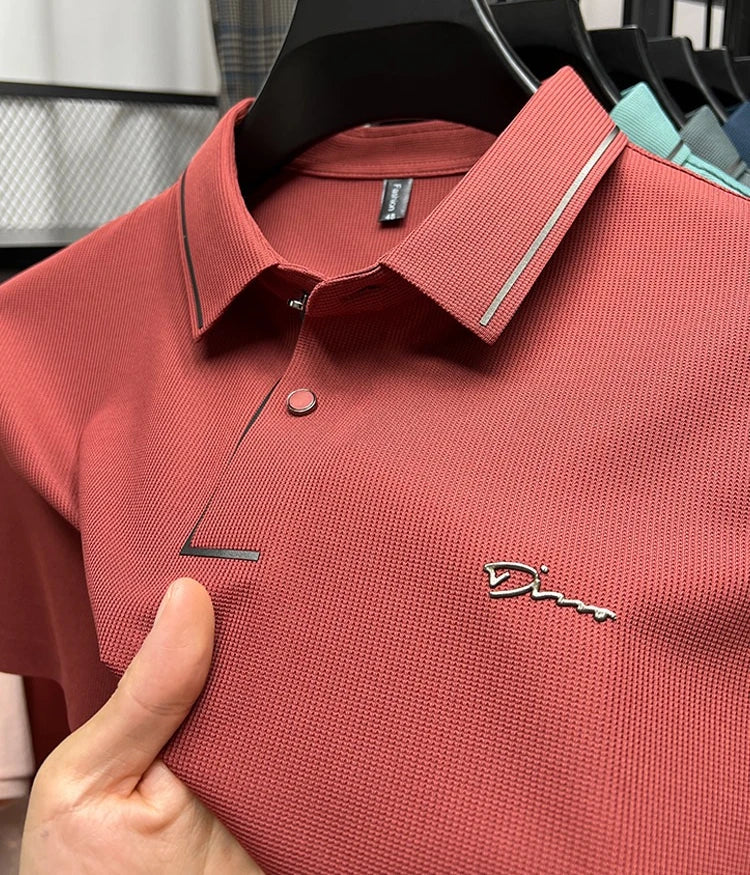 Werner Schwarz Kurzarm Piqué Poloshirt für Herren | Strukturiertes Regular Fit - M/L/XL/2XL/3XL/4XL