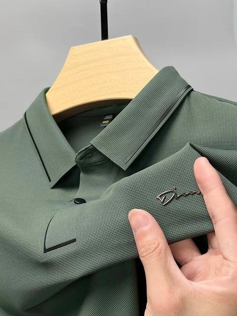 Werner Schwarz Kurzarm Piqué Poloshirt für Herren | Strukturiertes Regular Fit - M/L/XL/2XL/3XL/4XL