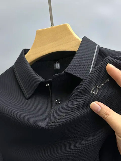 Werner Schwarz Kurzarm Piqué Poloshirt für Herren | Strukturiertes Regular Fit - M/L/XL/2XL/3XL/4XL