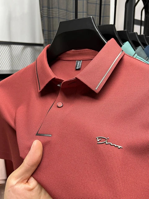 Werner Schwarz Kurzarm Piqué Poloshirt für Herren | Strukturiertes Regular Fit - M/L/XL/2XL/3XL/4XL