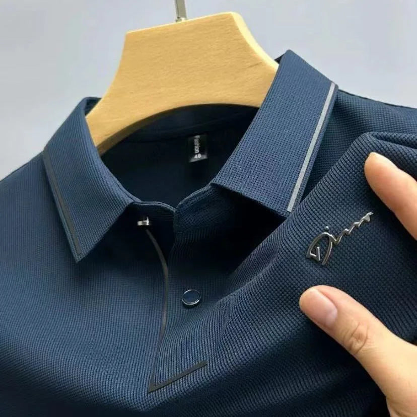 Werner Schwarz Kurzarm Piqué Poloshirt für Herren | Strukturiertes Regular Fit - M/L/XL/2XL/3XL/4XL