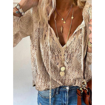Ira Damen Boho Bluse | 100% Baumwolle, Lockerer Schnitt für Sommerlooks 0
