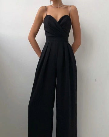 Juna Damen Jumpsuit | Weit Geschnitten, Elegantes Design aus Hochwertigem Stoff 0