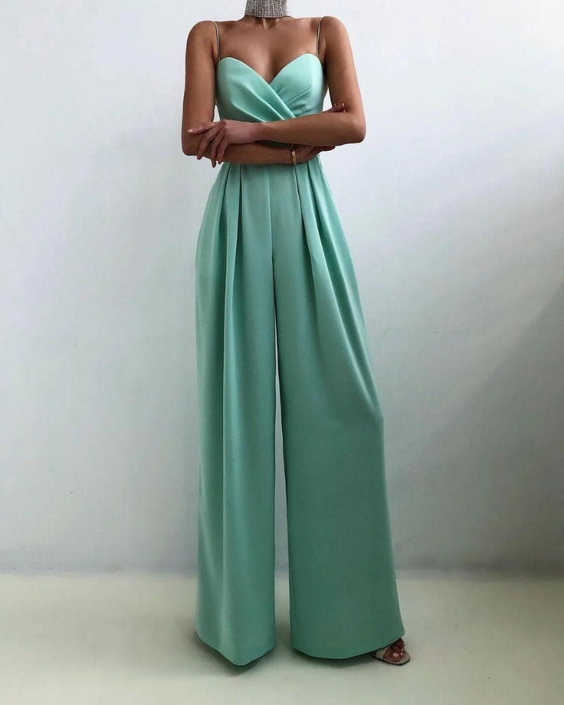 Juna Damen Jumpsuit | Weit Geschnitten, Elegantes Design aus Hochwertigem Stoff 4
