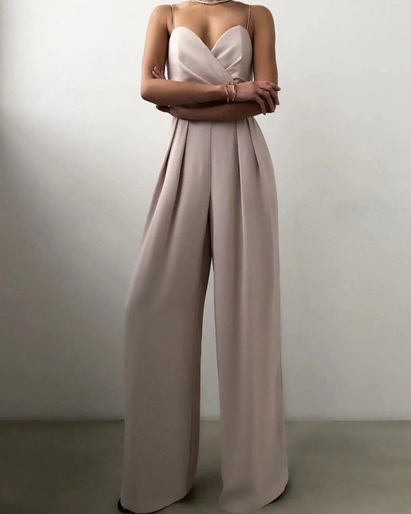 Juna Damen Jumpsuit | Weit Geschnitten, Elegantes Design aus Hochwertigem Stoff 5