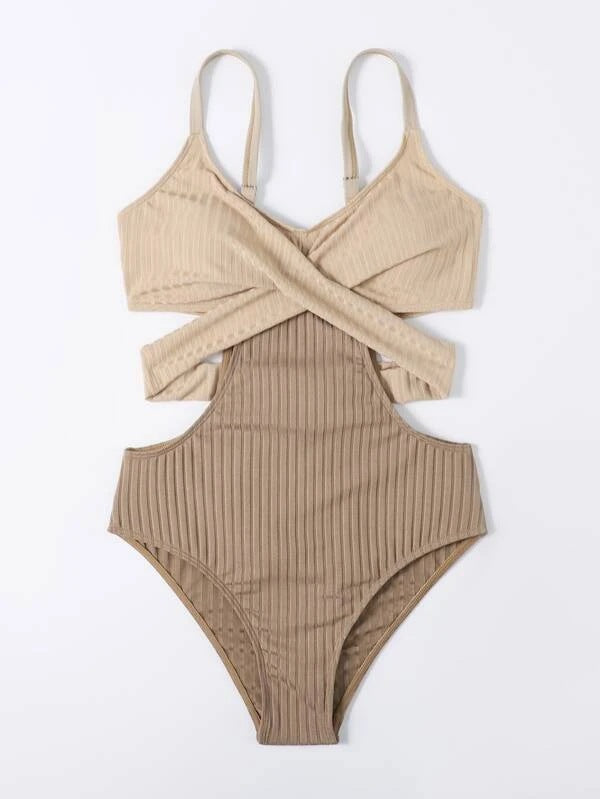 Kira Damen Badeanzug | Einteilig mit Cut-Outs, Schnelltrocknend 0