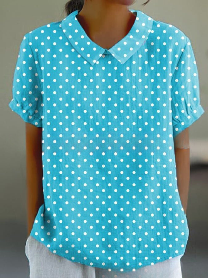 Kira Damen Bluse | Leichtes Baumwollmaterial mit Blumenmuster 9