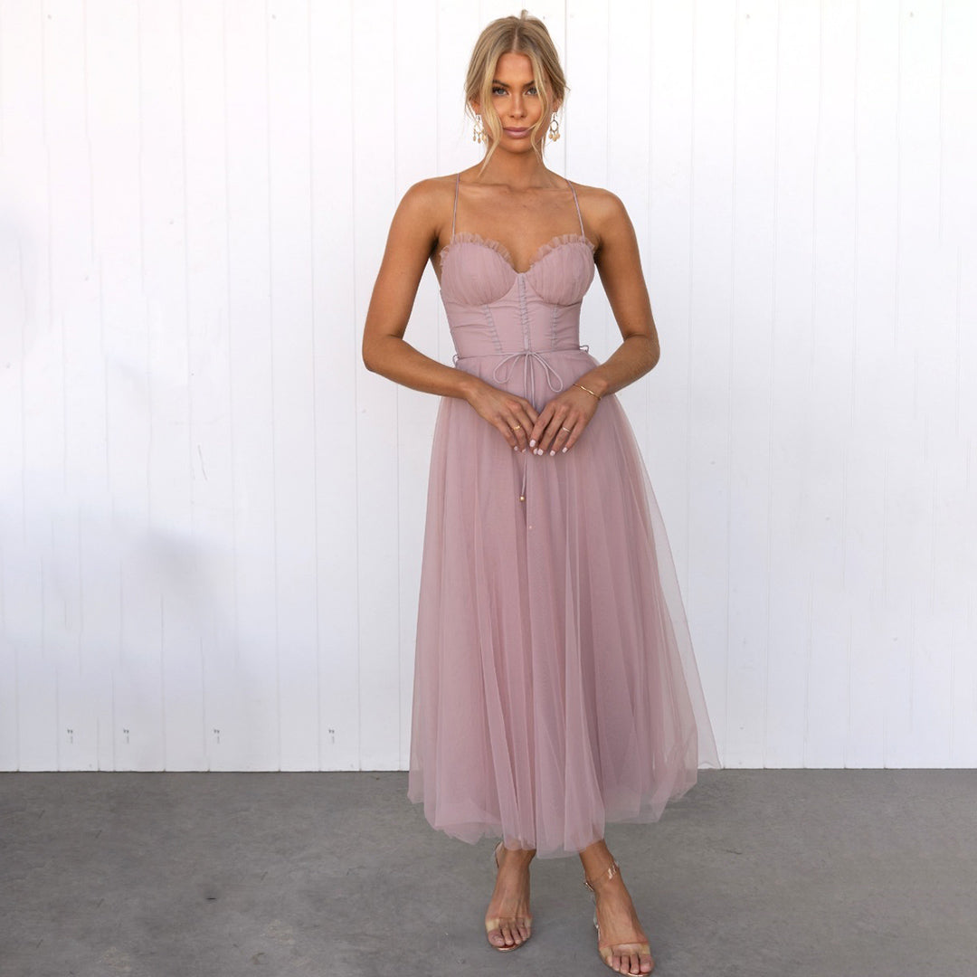 Kira Damen Midi Kleid | Strukturierte Form 0