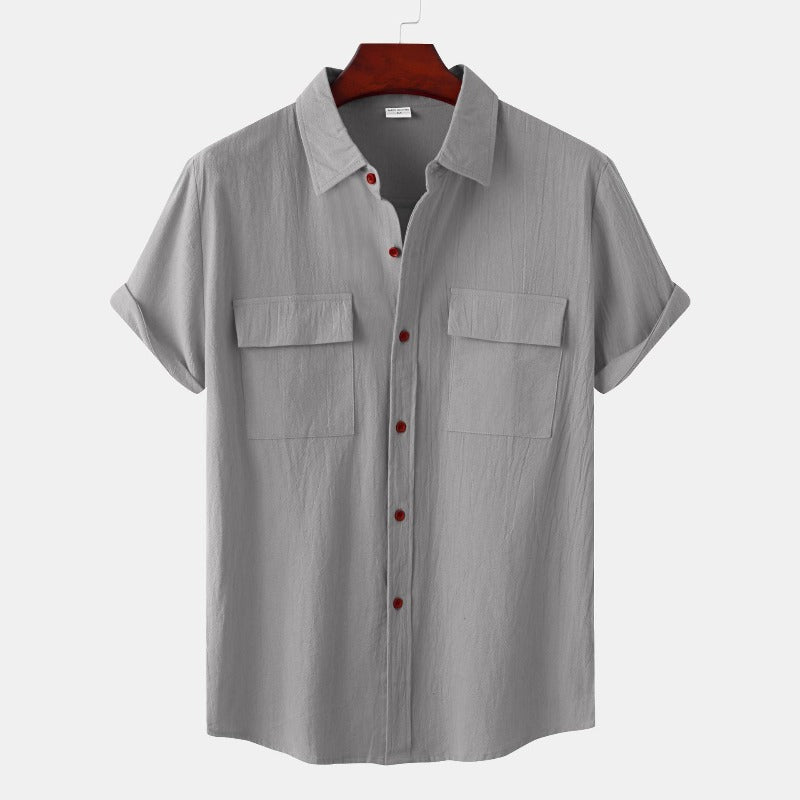 Kurt Herrenhemd | Atmungsaktives Leinen, Kurzarm, Smart-Casual 0