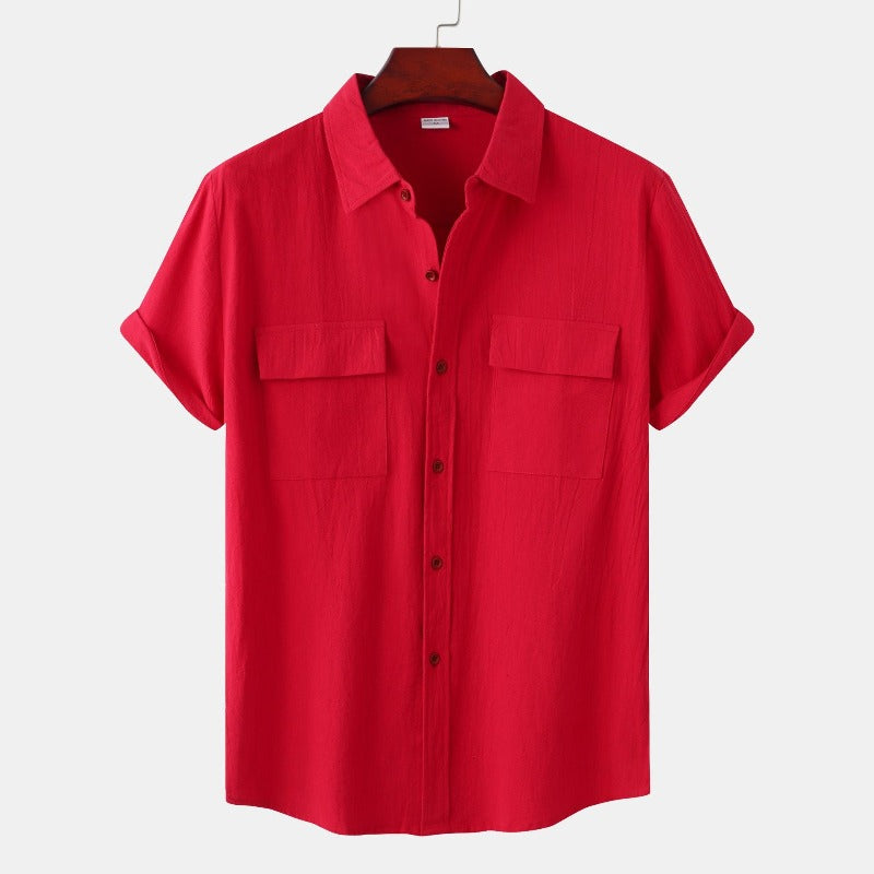 Kurt Herrenhemd | Atmungsaktives Leinen, Kurzarm, Smart-Casual 17