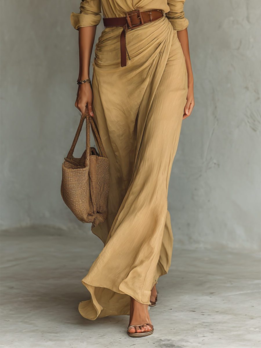 Lara Damen Hemdblusenkleid | Strukturierter Schnitt 2
