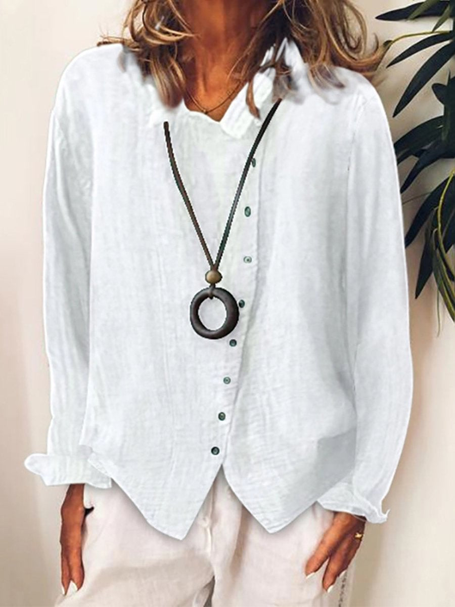 Lara Damen Longshirt | Leinenmischung, Lässig und Vielseitig 1