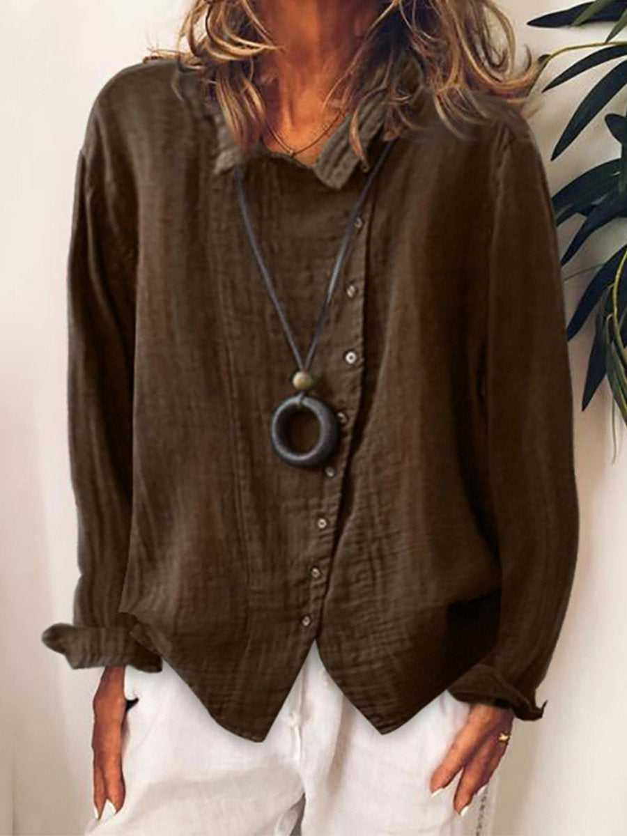 Lara Damen Longshirt | Leinenmischung, Lässig und Vielseitig 3