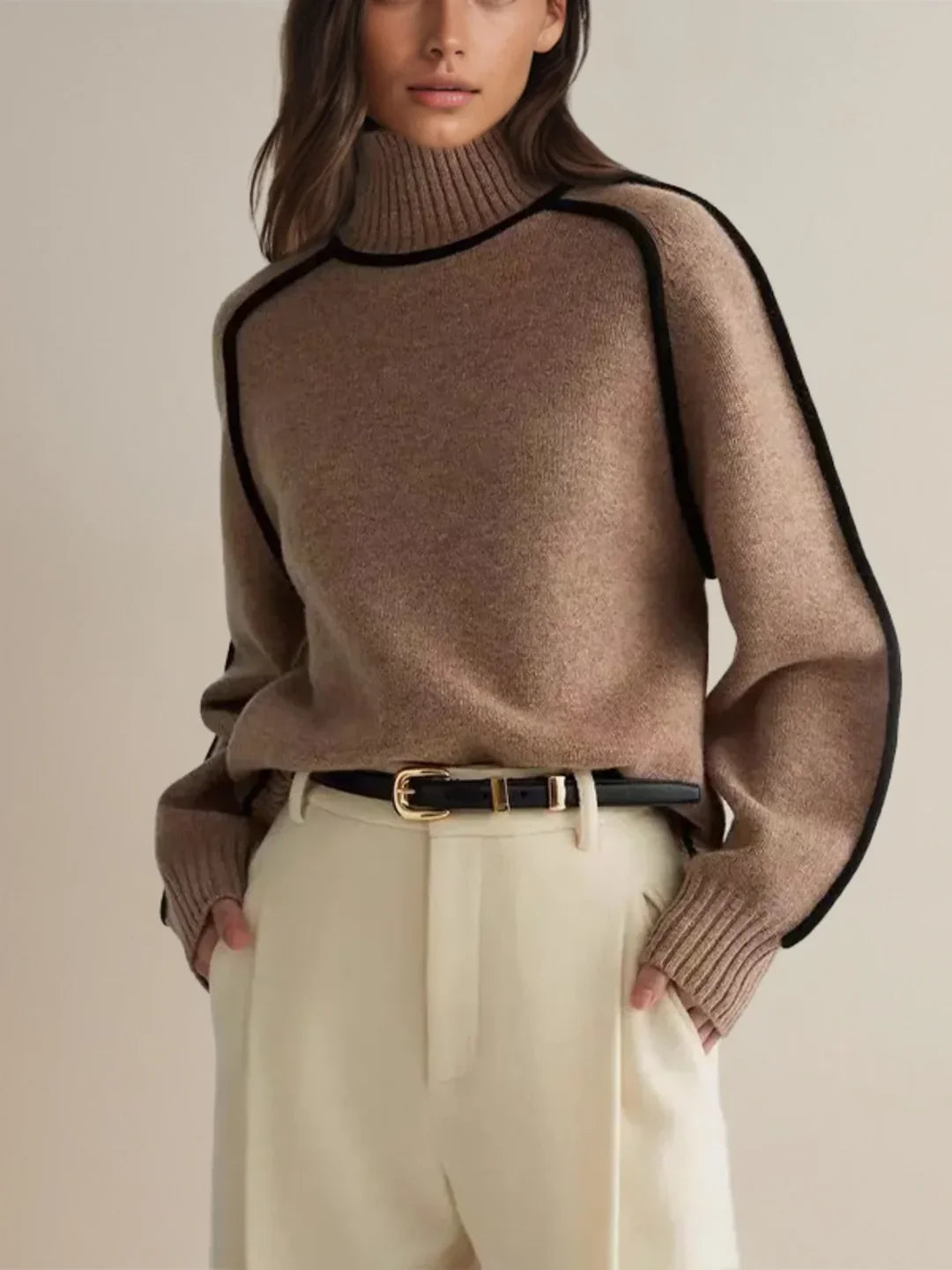Elenor | Eleganter Rollkragenpullover