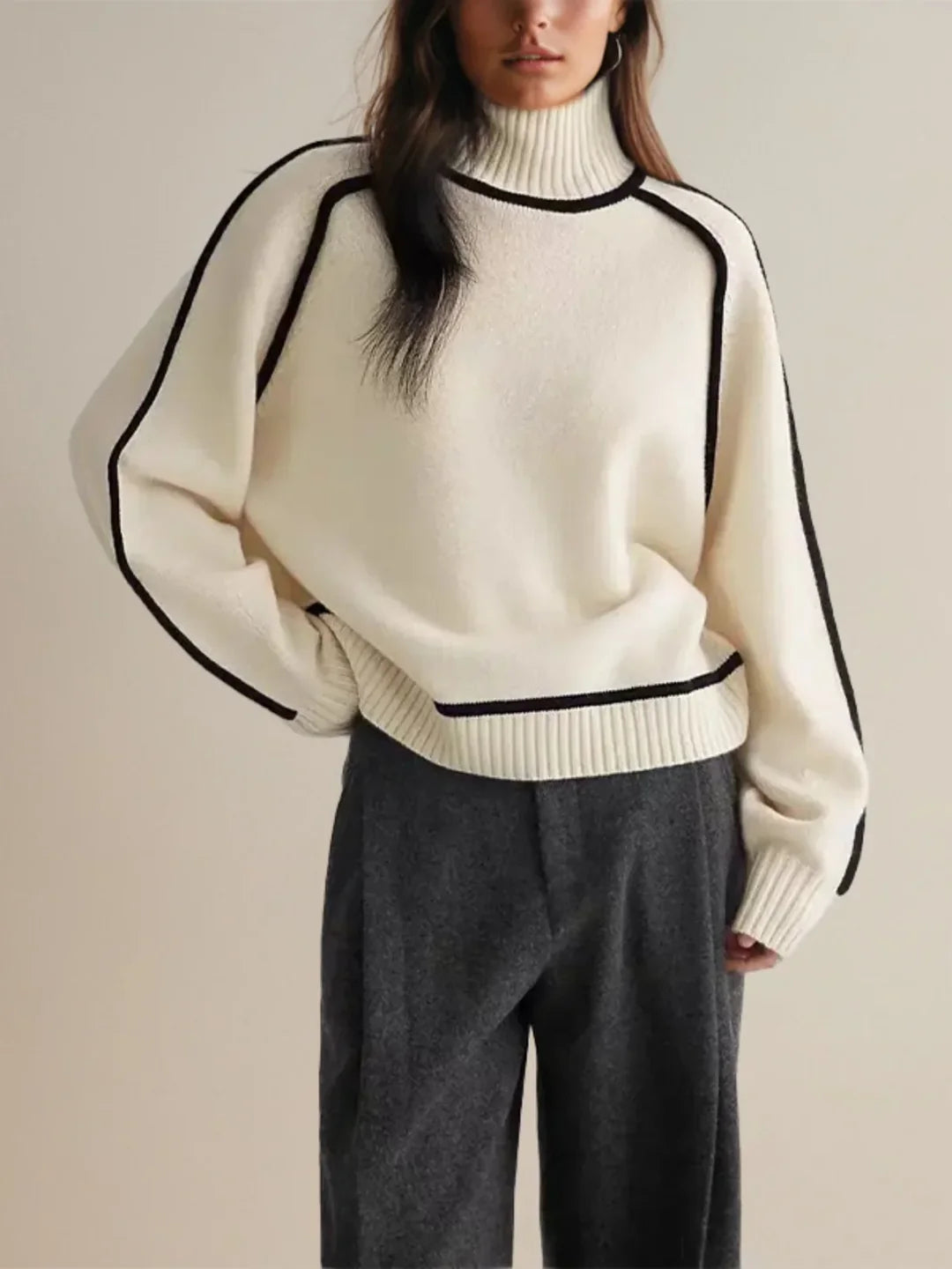 Elenor | Eleganter Rollkragenpullover