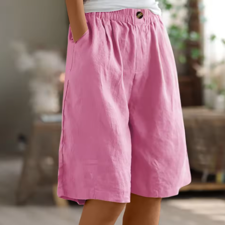 Lina Damen Culotte Shorts | Lockere Passform, Lässig 4