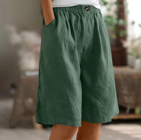 Lina Damen Culotte Shorts | Lockere Passform, Lässig 8