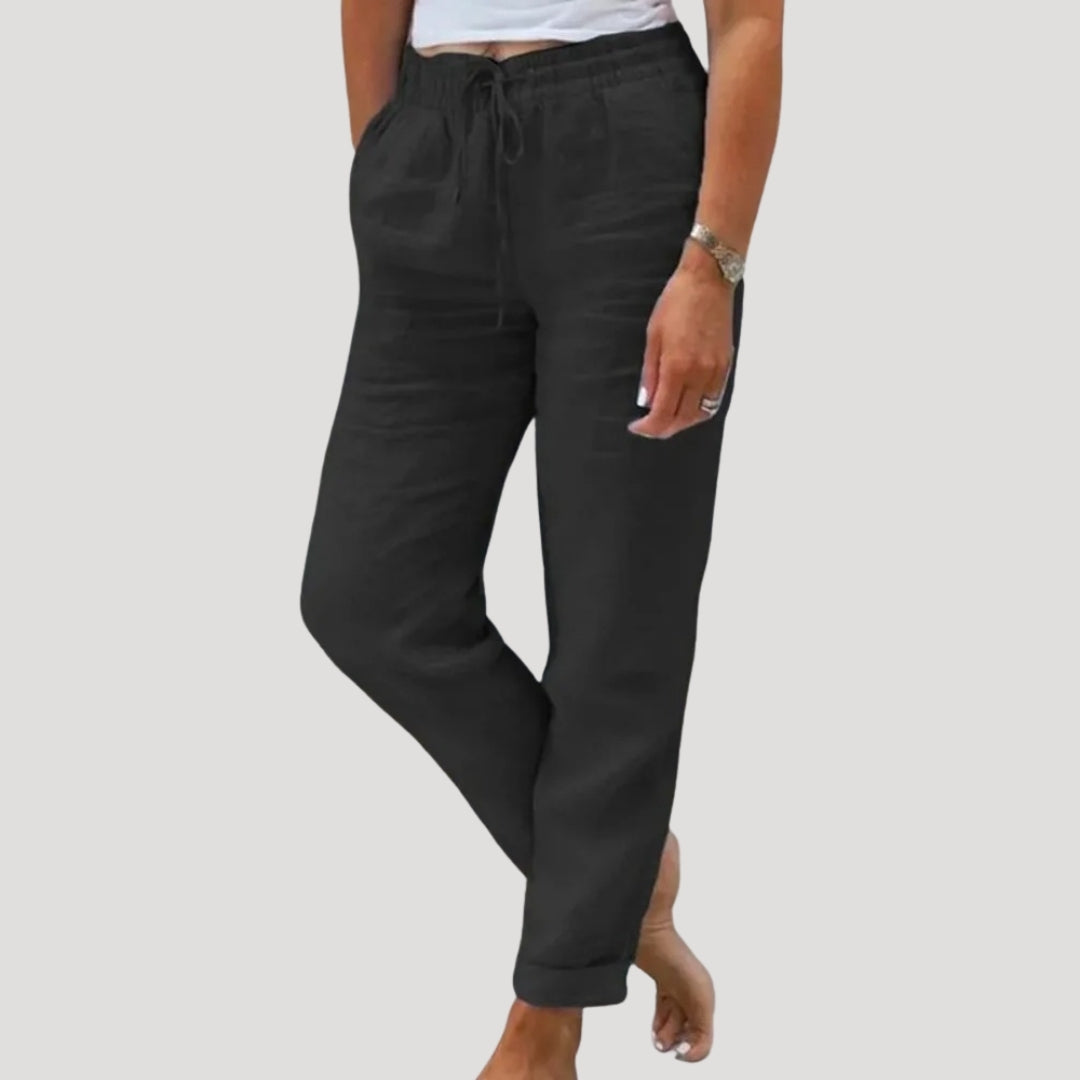 Lina Damen Hose | Elastischer Bund, Bequemer Schnitt 2