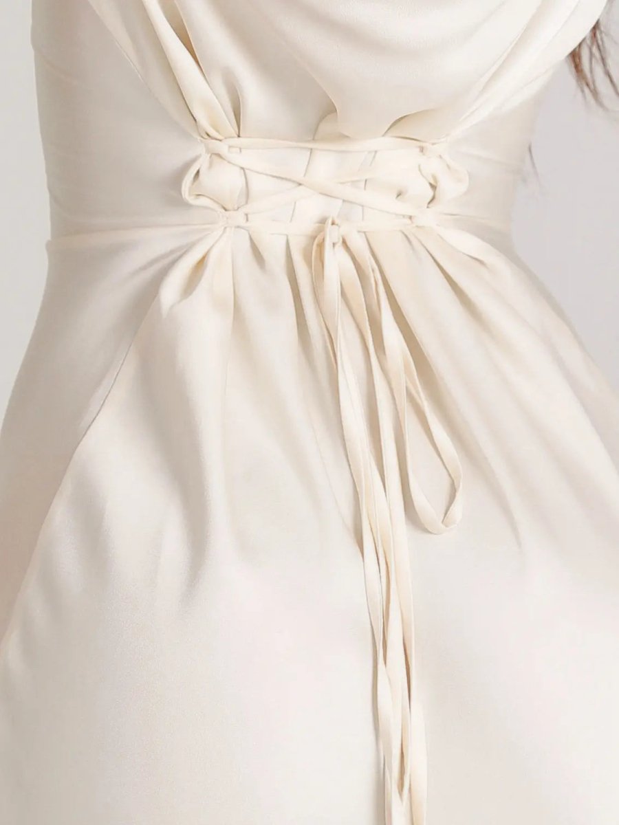 Lina Damen Maxikleid | Fließender Stoff, Elegant für Abendveranstaltungen 7