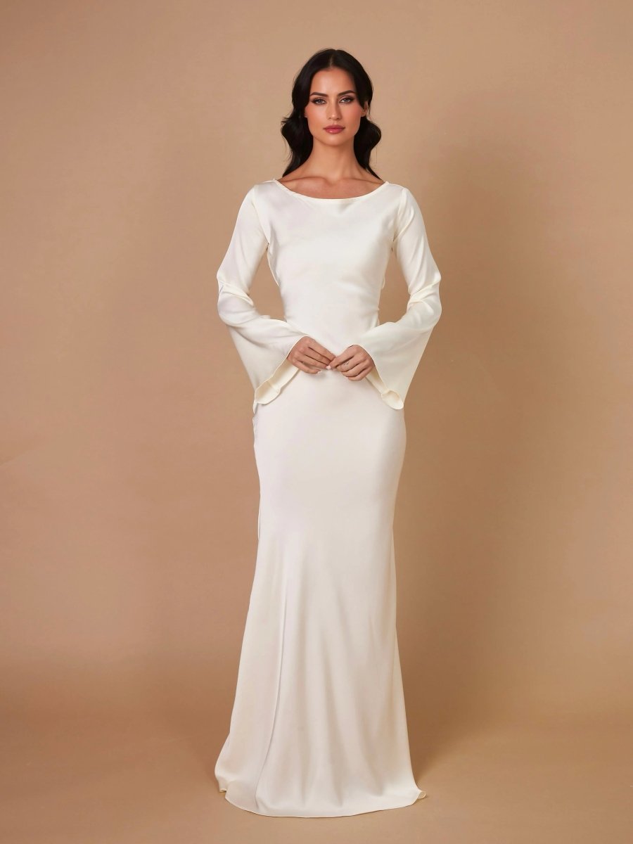 Lina Damen Maxikleid | Fließender Stoff, Elegant für Abendveranstaltungen 8