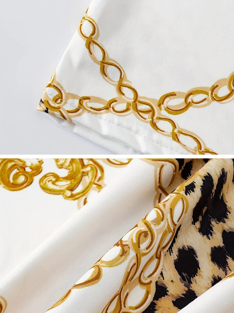 Lina Frauen A-Linie Kleid | Blumenmuster, V-Ausschnitt 4