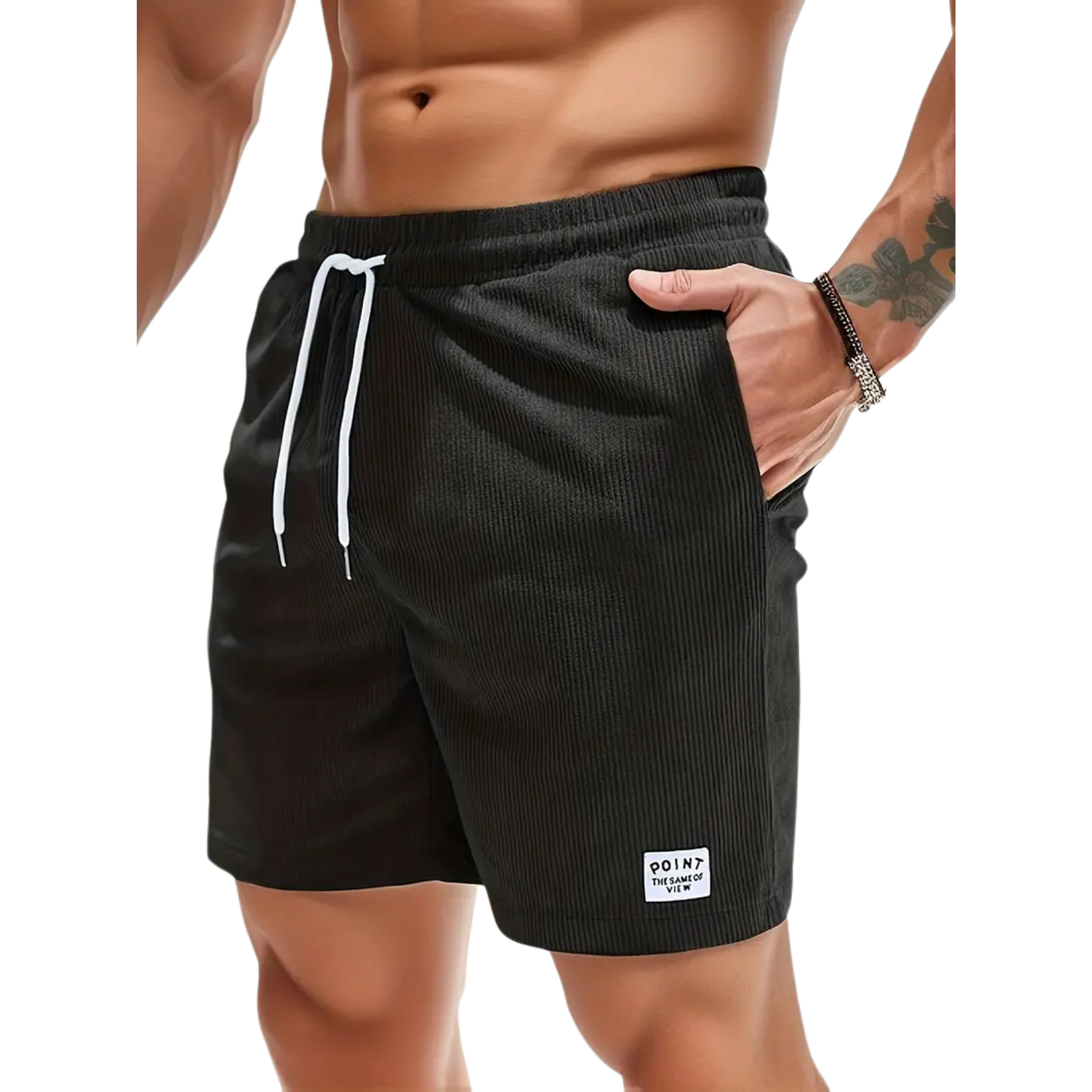 Lino Badeshorts Herren | Elastischer Bund, Leicht und Lässig 8