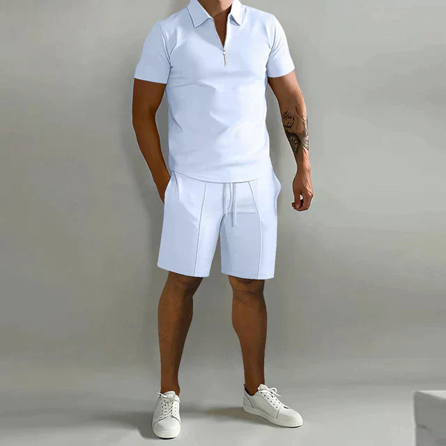 Lino Herren Sommer Set | Atmungsaktives Material, Elegant und Komfortabel 0