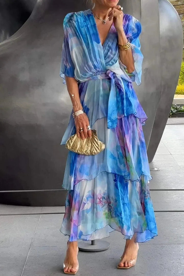Livia Damen Abendkleid | Leichter Chiffon, Fließende Silhouette 2