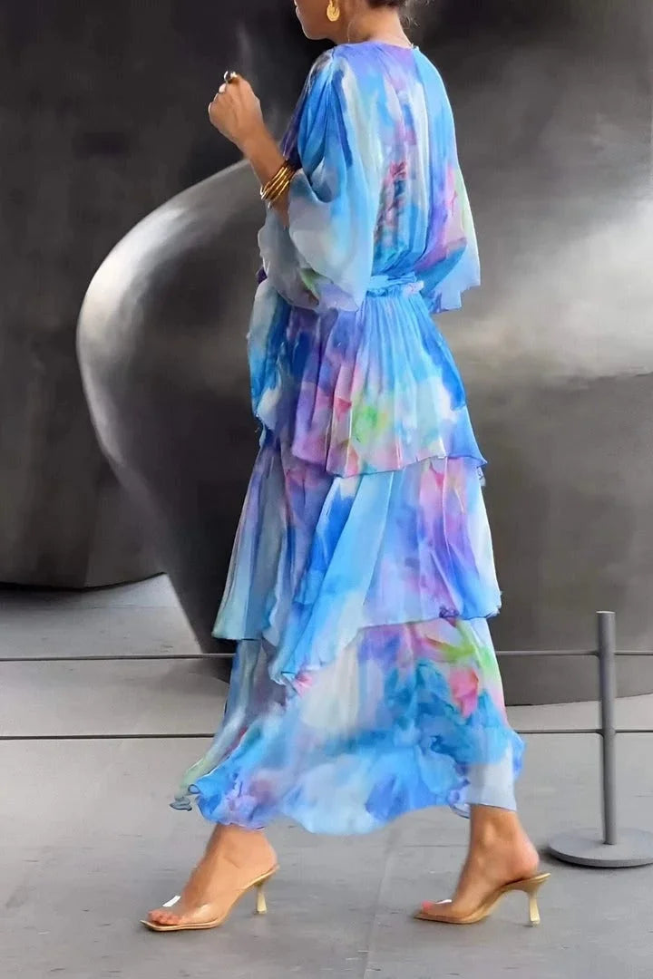 Livia Damen Abendkleid | Leichter Chiffon, Fließende Silhouette 3