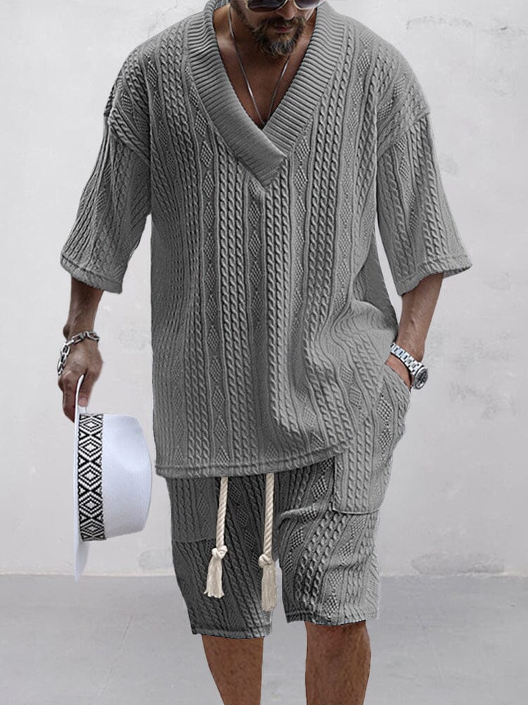 Luca Männer T-Shirt Set | Atmungsaktives Material, Lässig 3